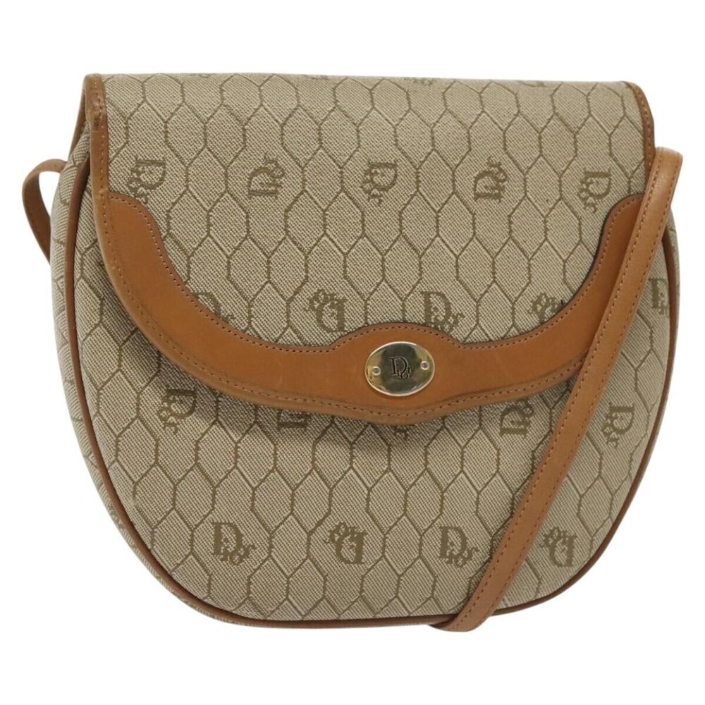 Christian Dior Vintage Honeycomb Canvas